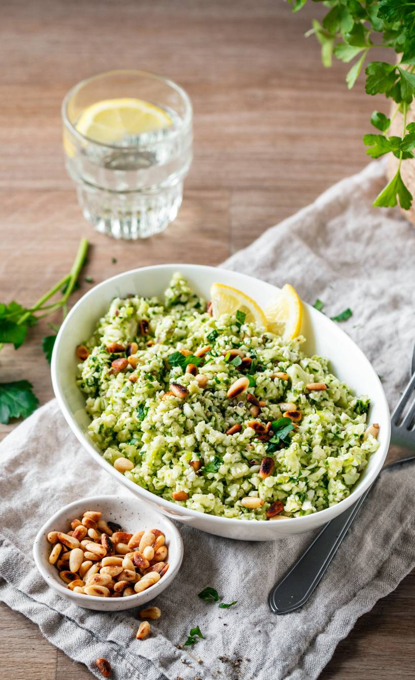 Blumenkohlsalat mit Pinienkernen | SoIsstItalien