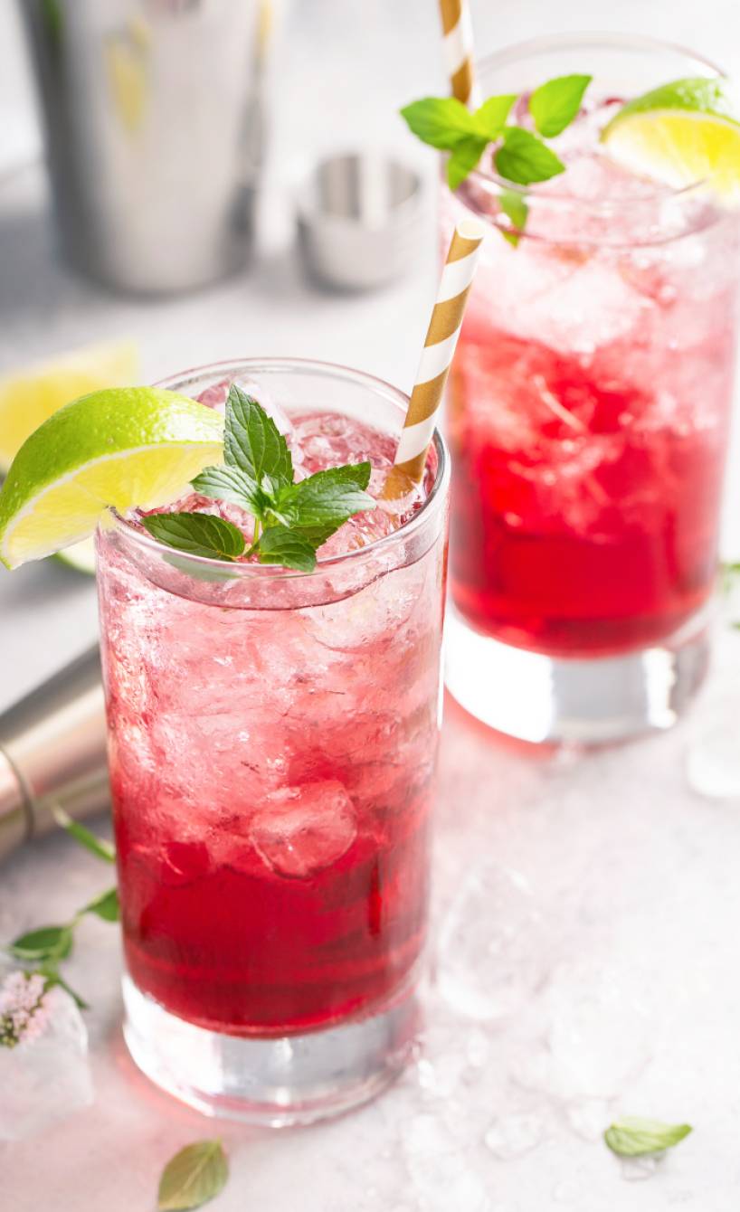 Fruchtiger Cranberry-Limetten-Mix für heiße Tage | SoIsstItalien