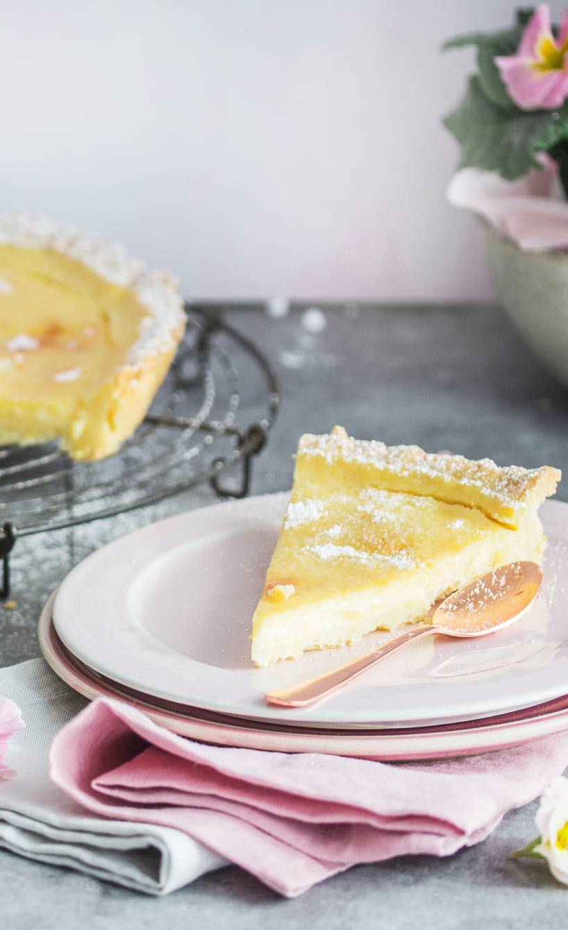 Crostata mit Zitronencreme