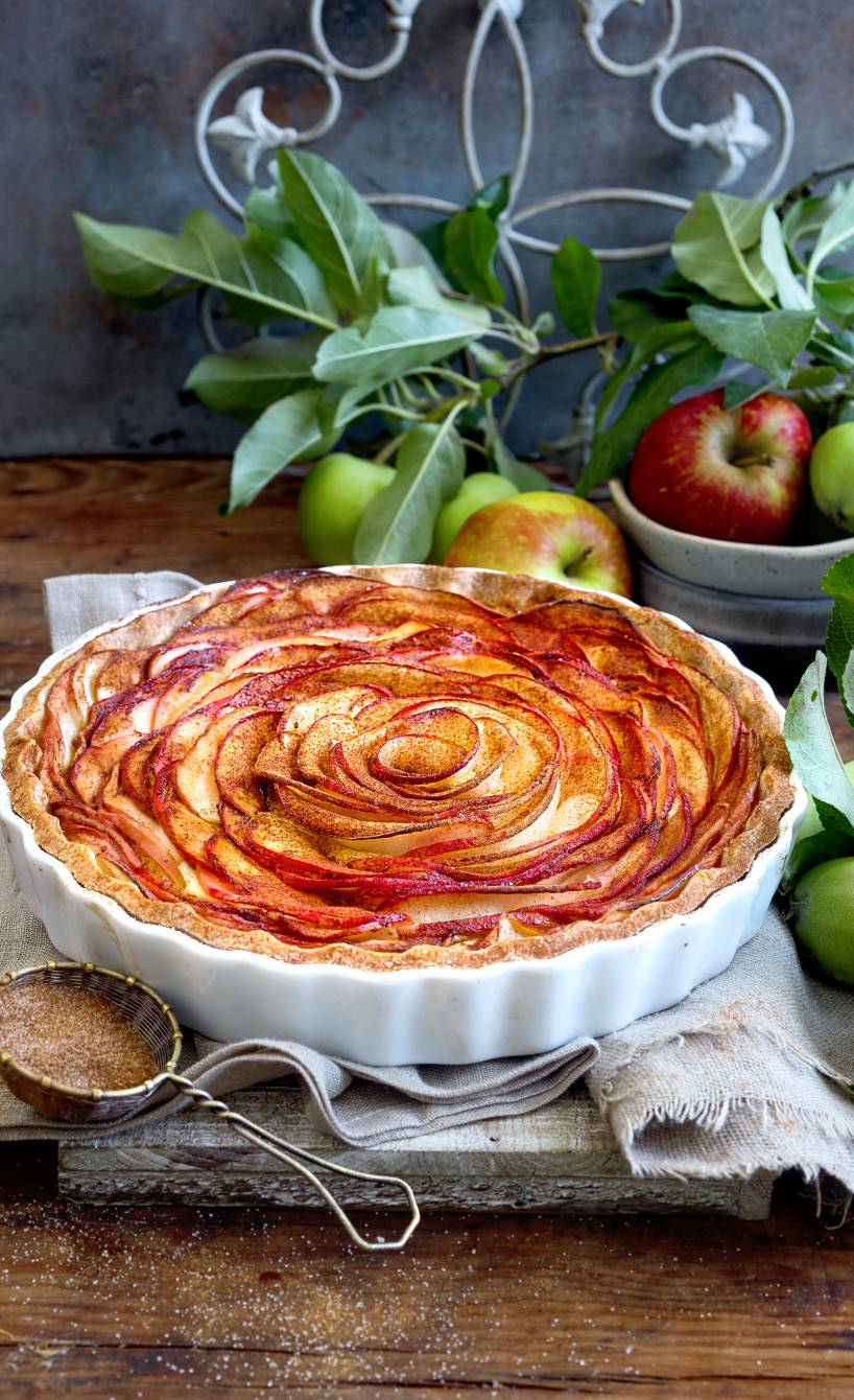 Dinkel-Apfeltarte