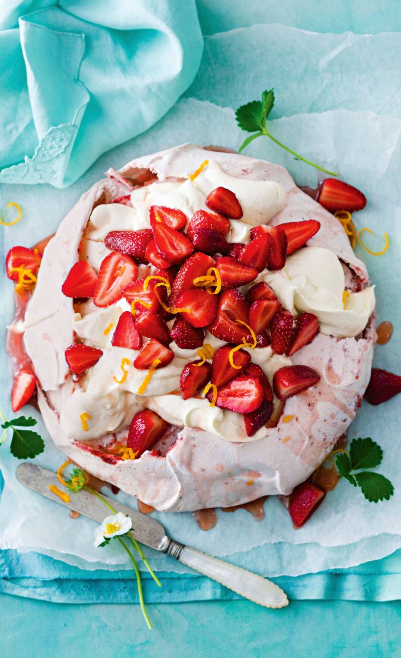 Erdbeerpavlova