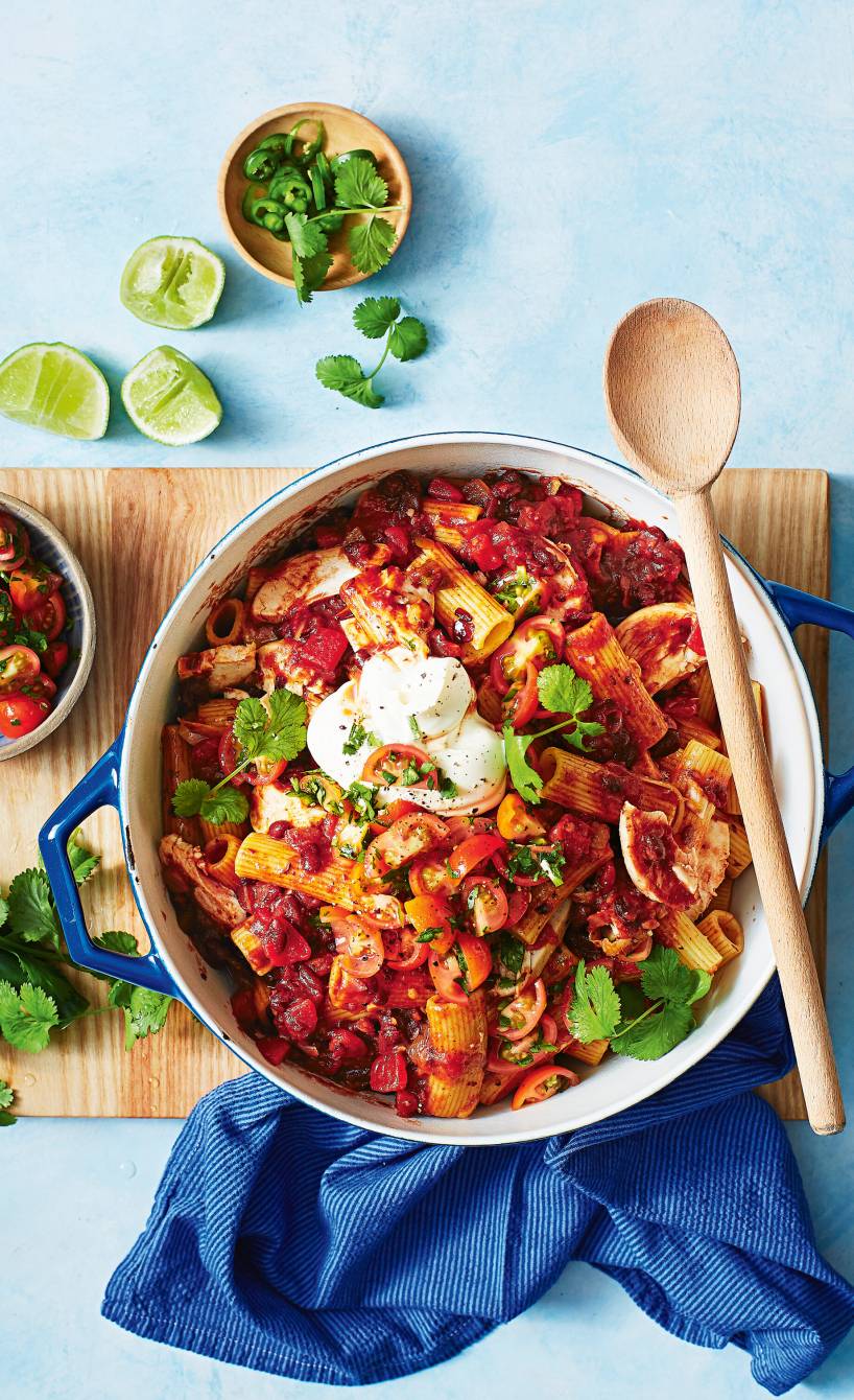 Feurige One-Pot-Pasta