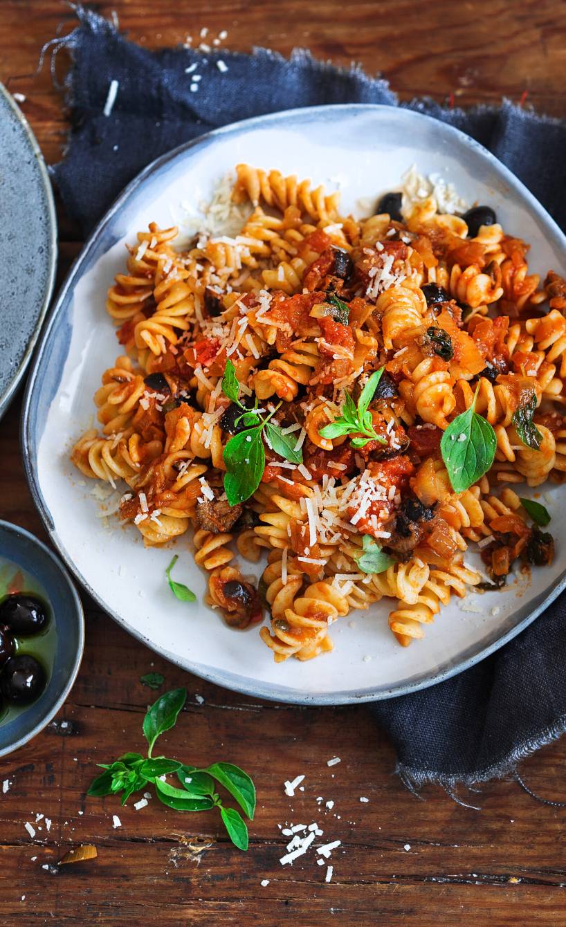 Fusilli alla puttanesca