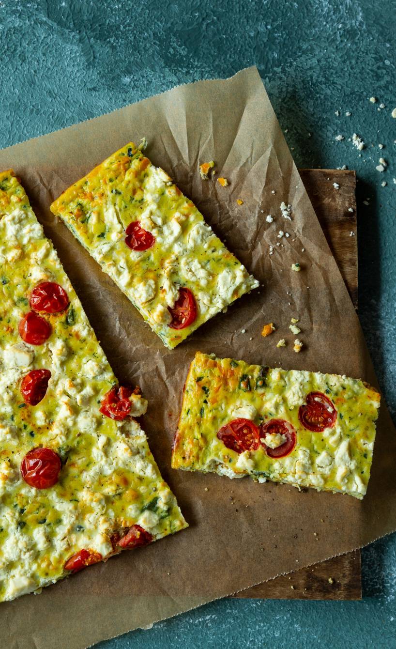 Gemüsefrittata vom Blech