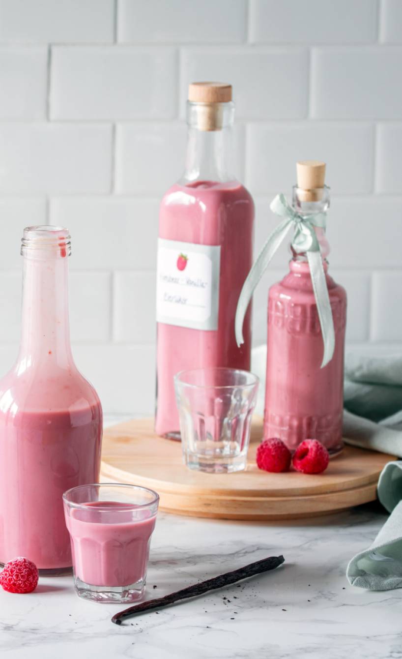 Himbeer-Eierlikör Himbeer-Eierlikör