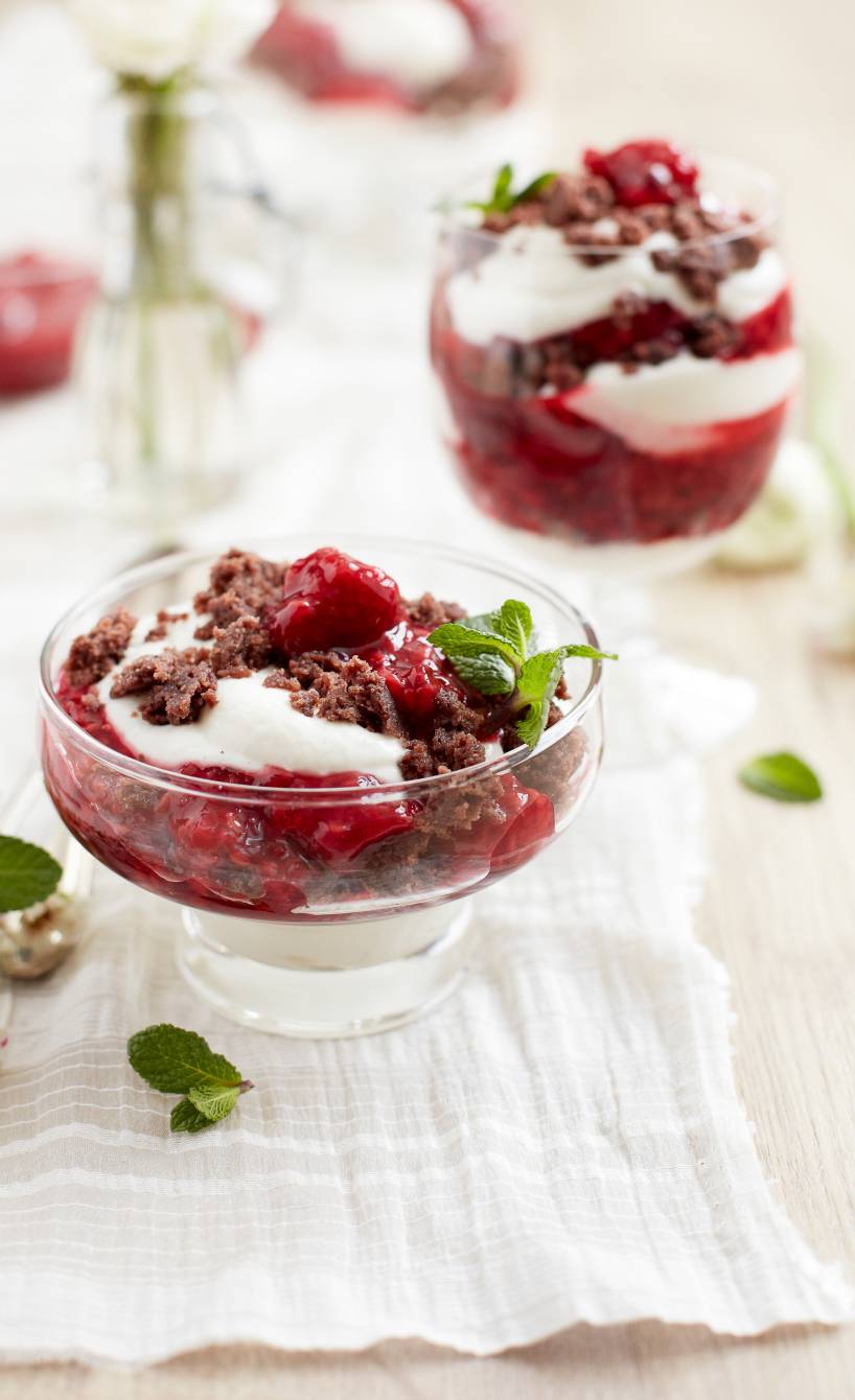 Himbeere-Joghurtdessert