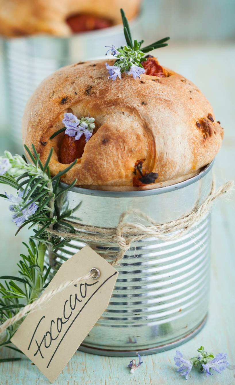 In der Dose gebackene Tomatenfocaccia | SoIsstItalien