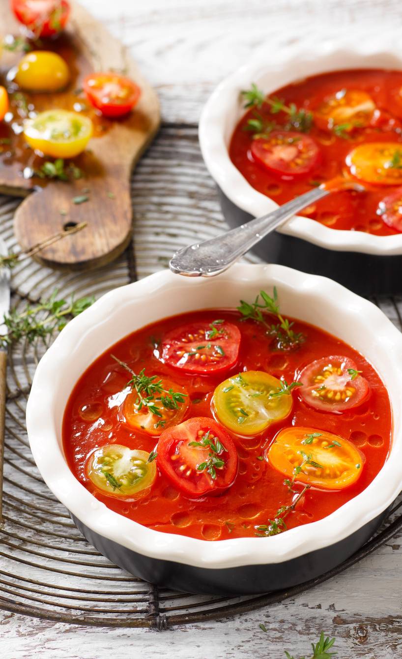 Kalte Tomatensuppe