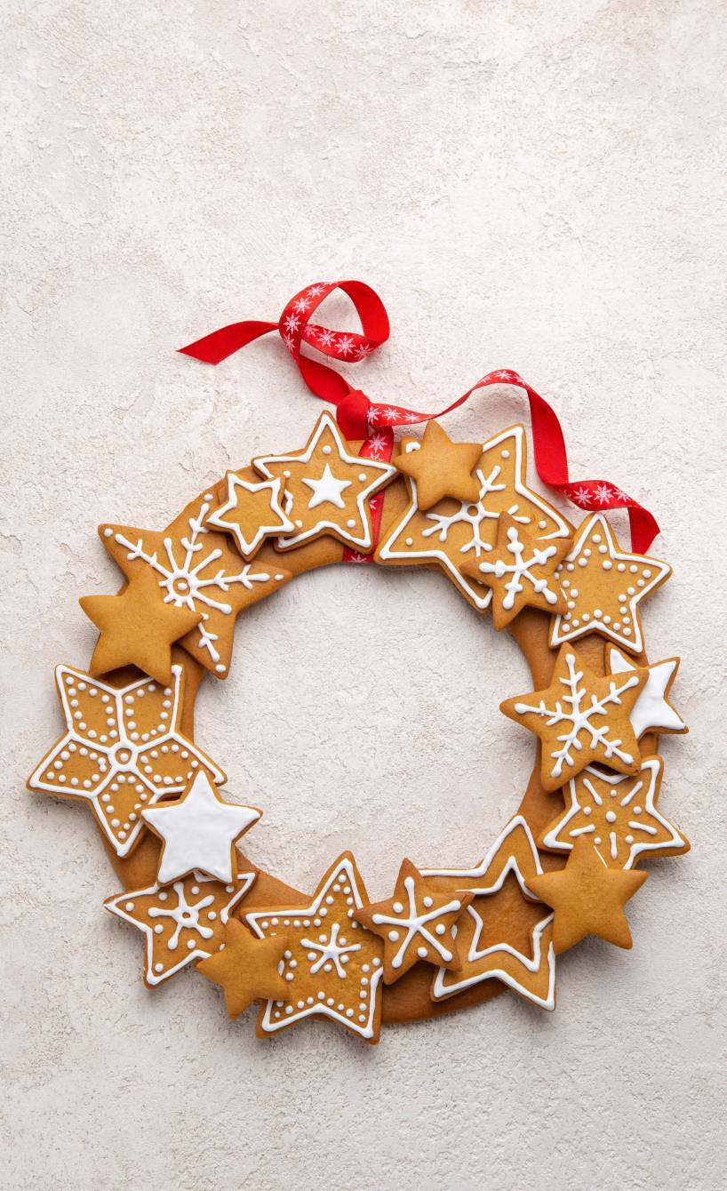 Türkranz aus Lebkuchen: Selbst gemachte Weihnachtsdeko