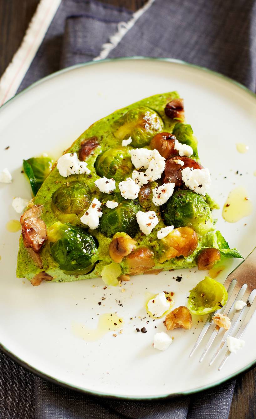 Maronen-Rosenkohl-Frittata