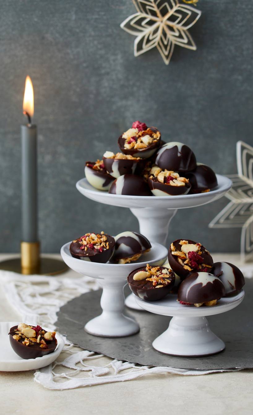 Marzipan-Honig-Pralinen