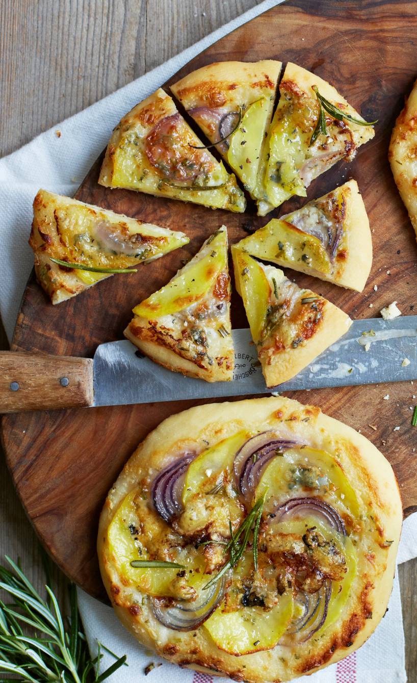 Mini-Kartoffelpizza