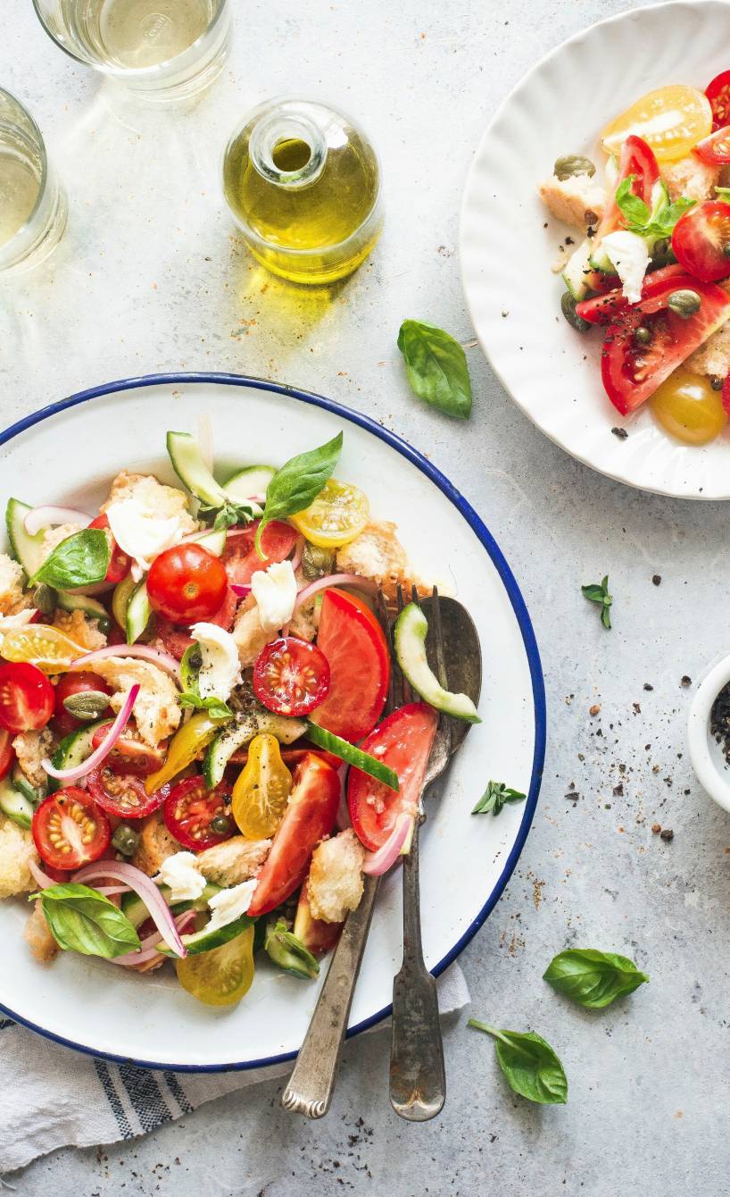 Panzanella mit Kapern