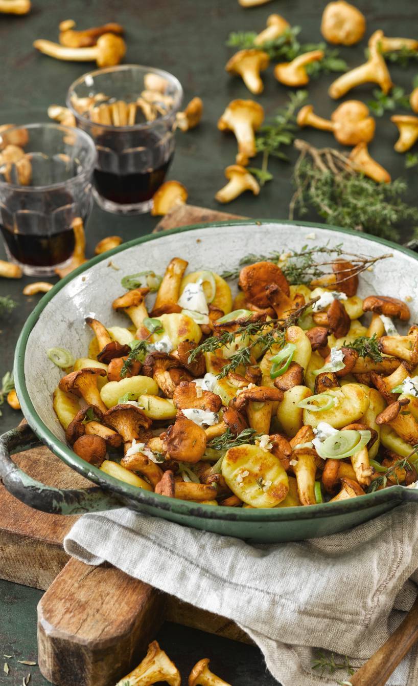 Pfifferling-Gnocchipfanne