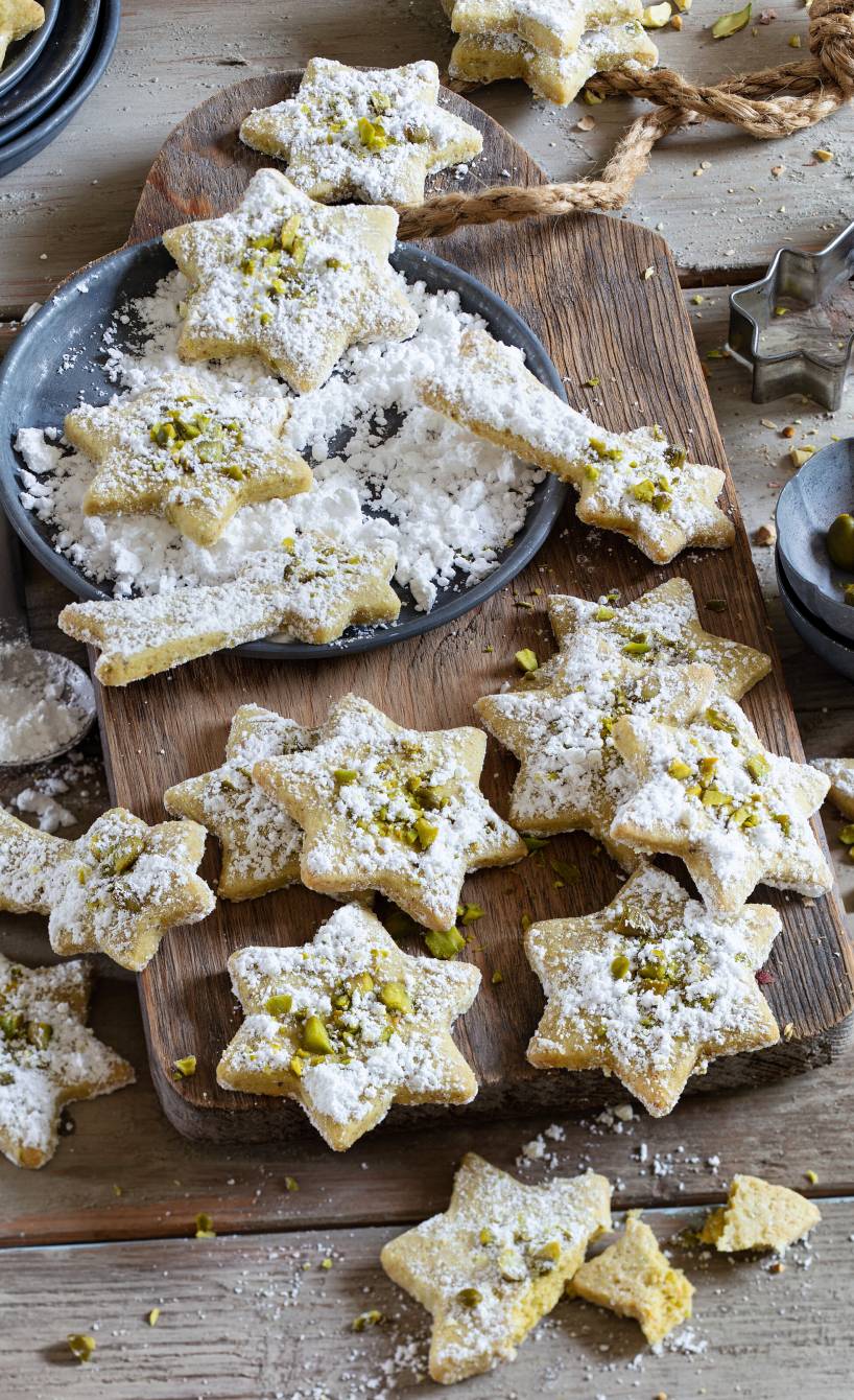 Pistazien-Vanillesterne – Der himmlische Genuss aus Italien | SoIsstItalien