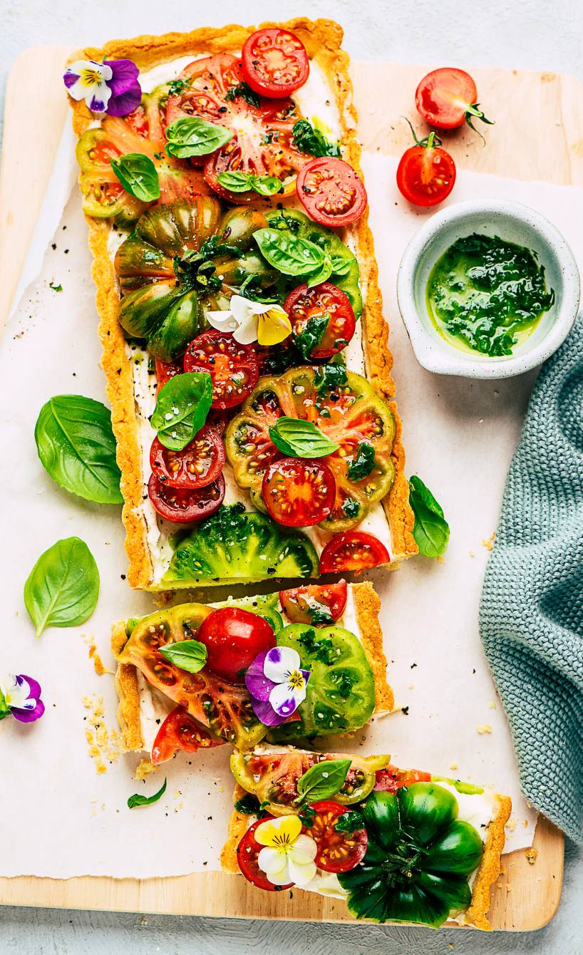 Ricotta-Tomaten-Tarte