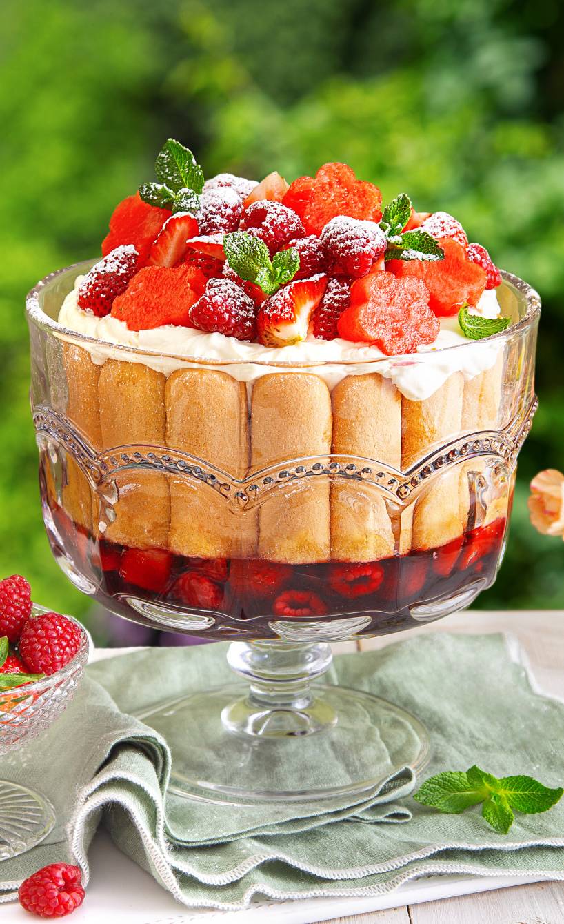 Rote-Früchte-Trifle