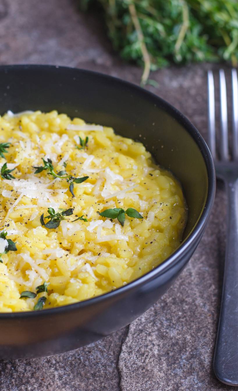 Safranrisotto auf klassische Art