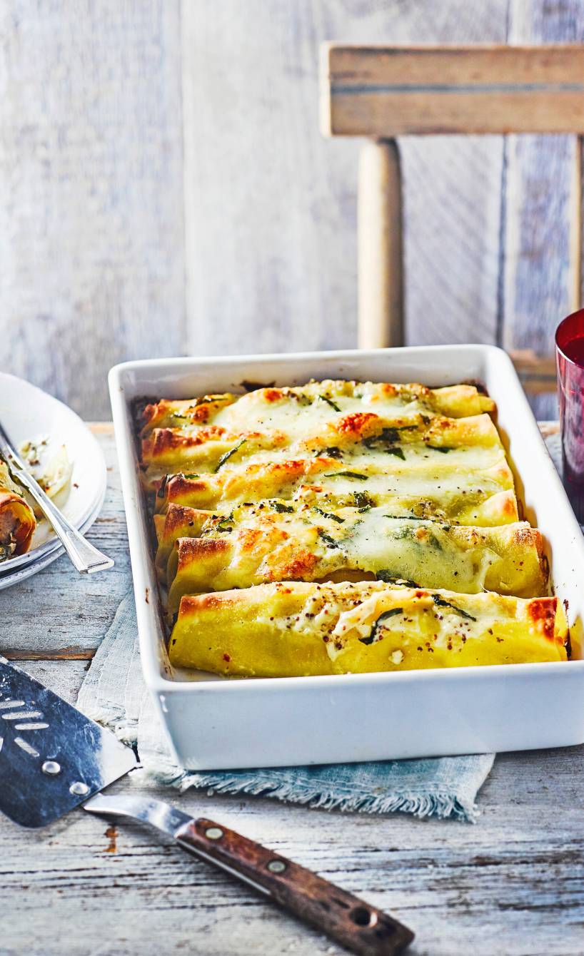 Schnelle Cannelloni mit Salsicciafüllung