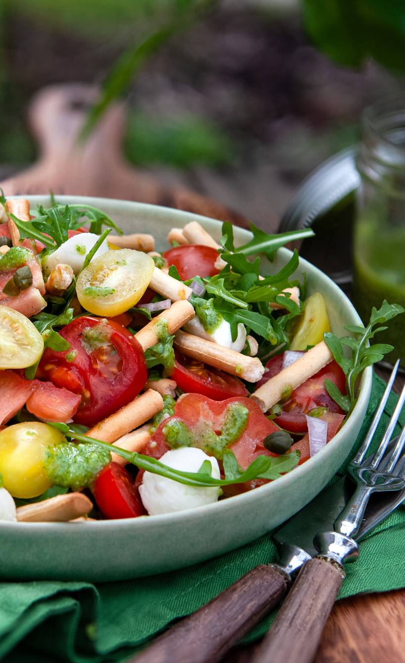 Schneller Grissini-Panzanella