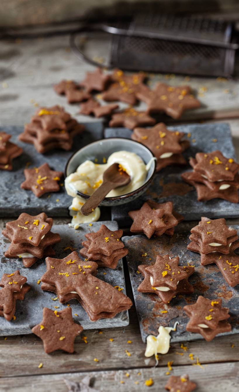 Schokoladen-Orangen-Türmchen