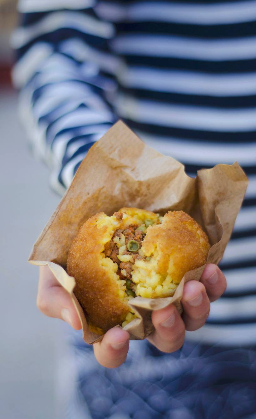 Sizilianische Risottobällchen