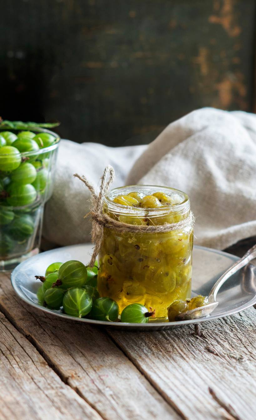 Stachelbeerkonfitüre