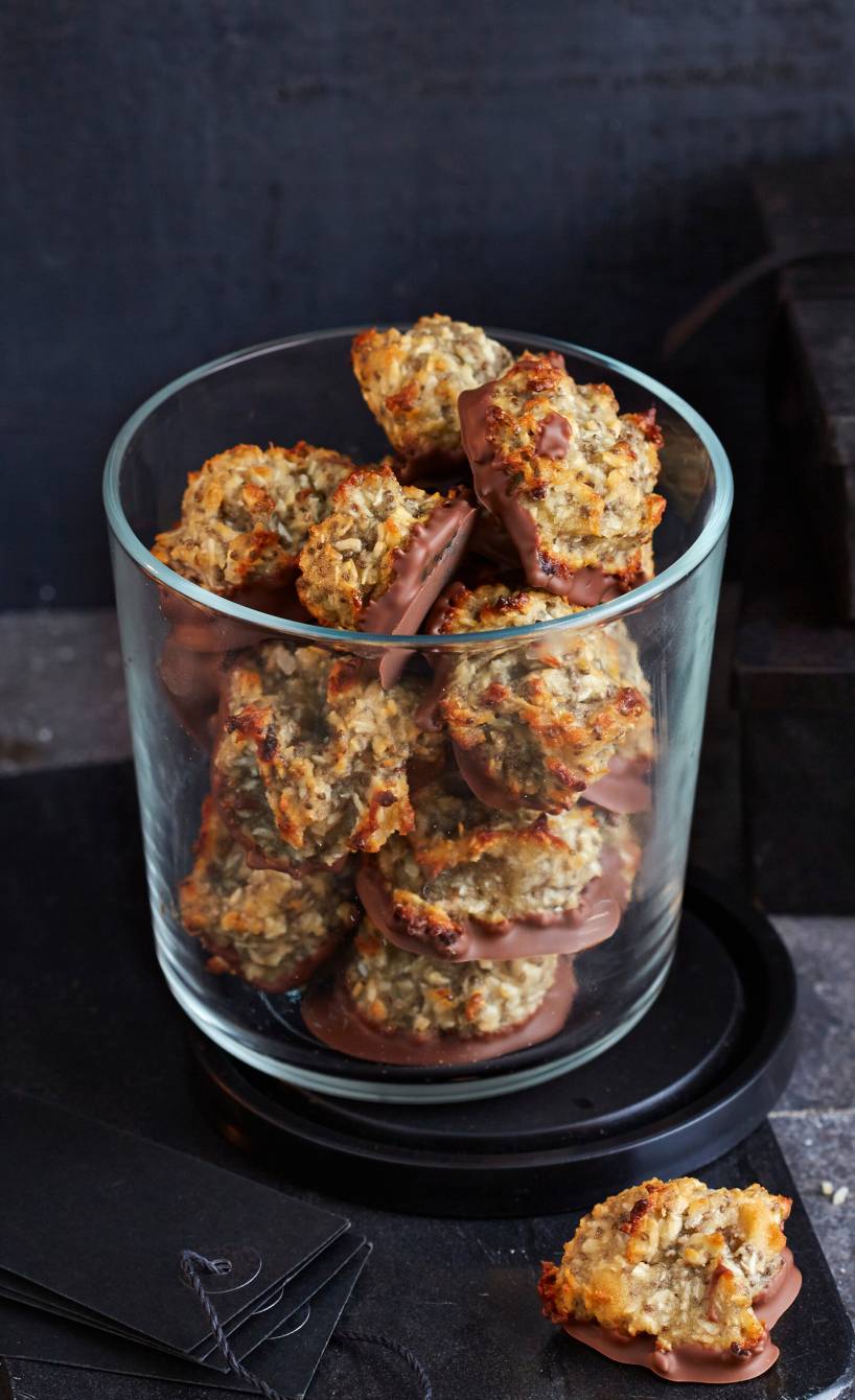 Vegane Marzipanmakronen – Glutenfrei und Gesund | SoIsstItalien Vegane Marzipanmakronen – Glutenfrei und Gesund | SoIsstItalien