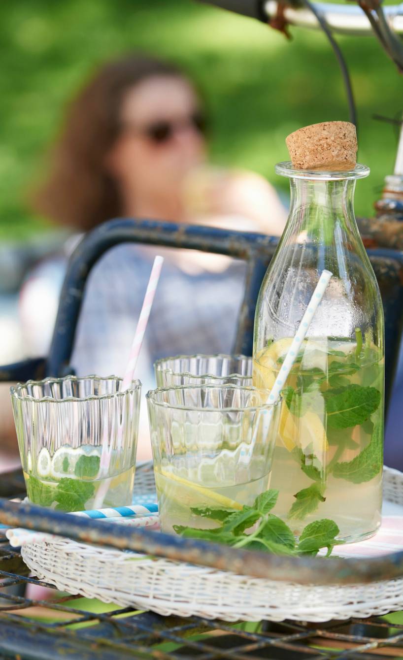 Zitronen-Minz-Eistee