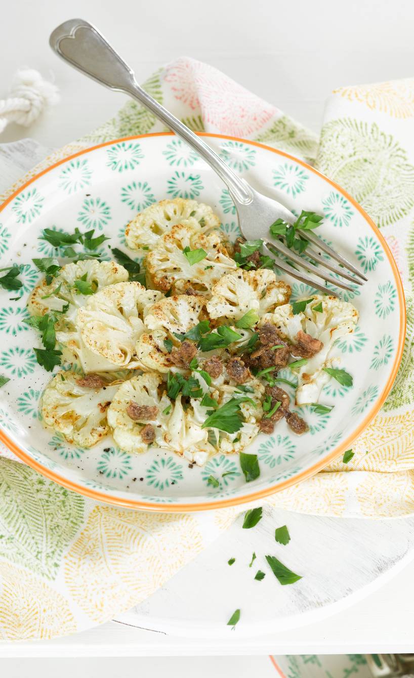 Gebratener Blumenkohl mit Sardellen