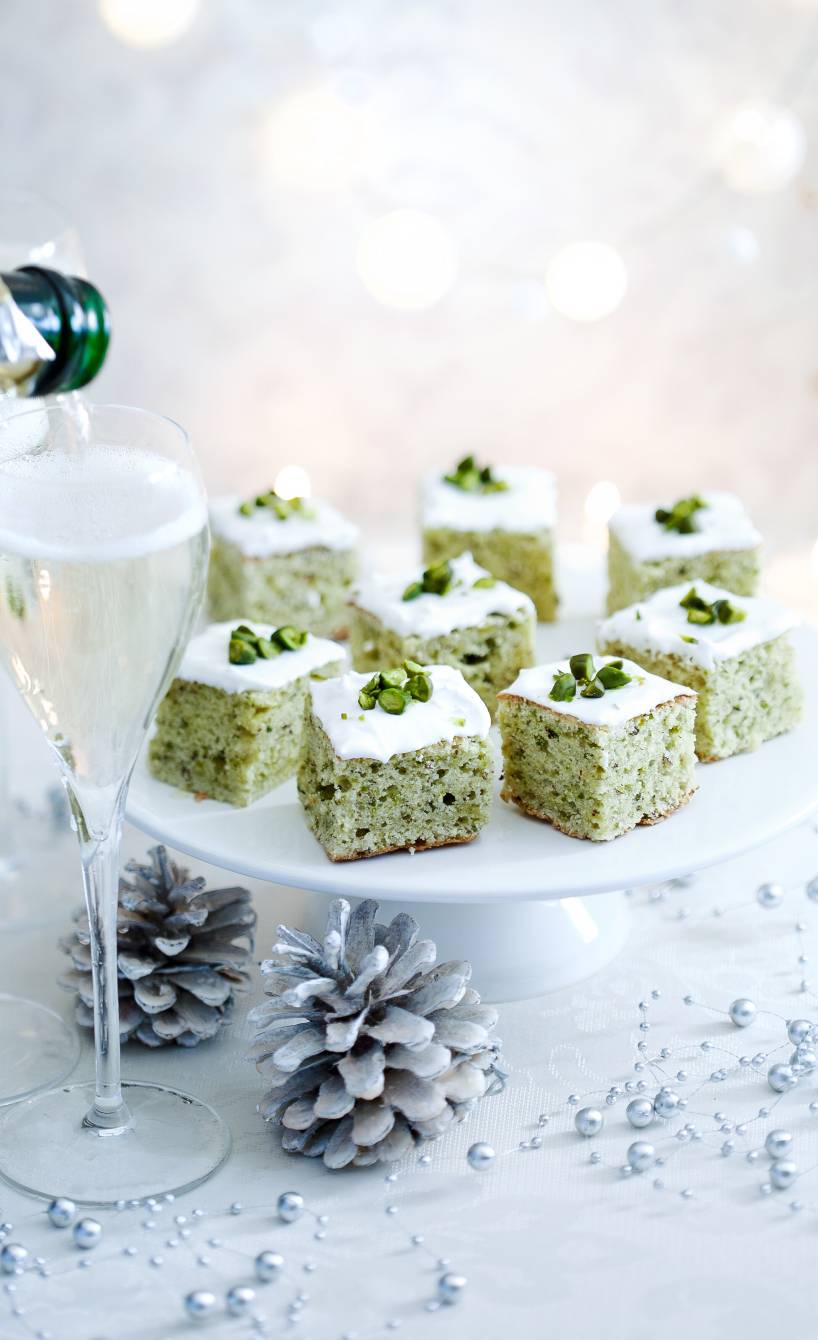 Saftige Pistazienwürfel