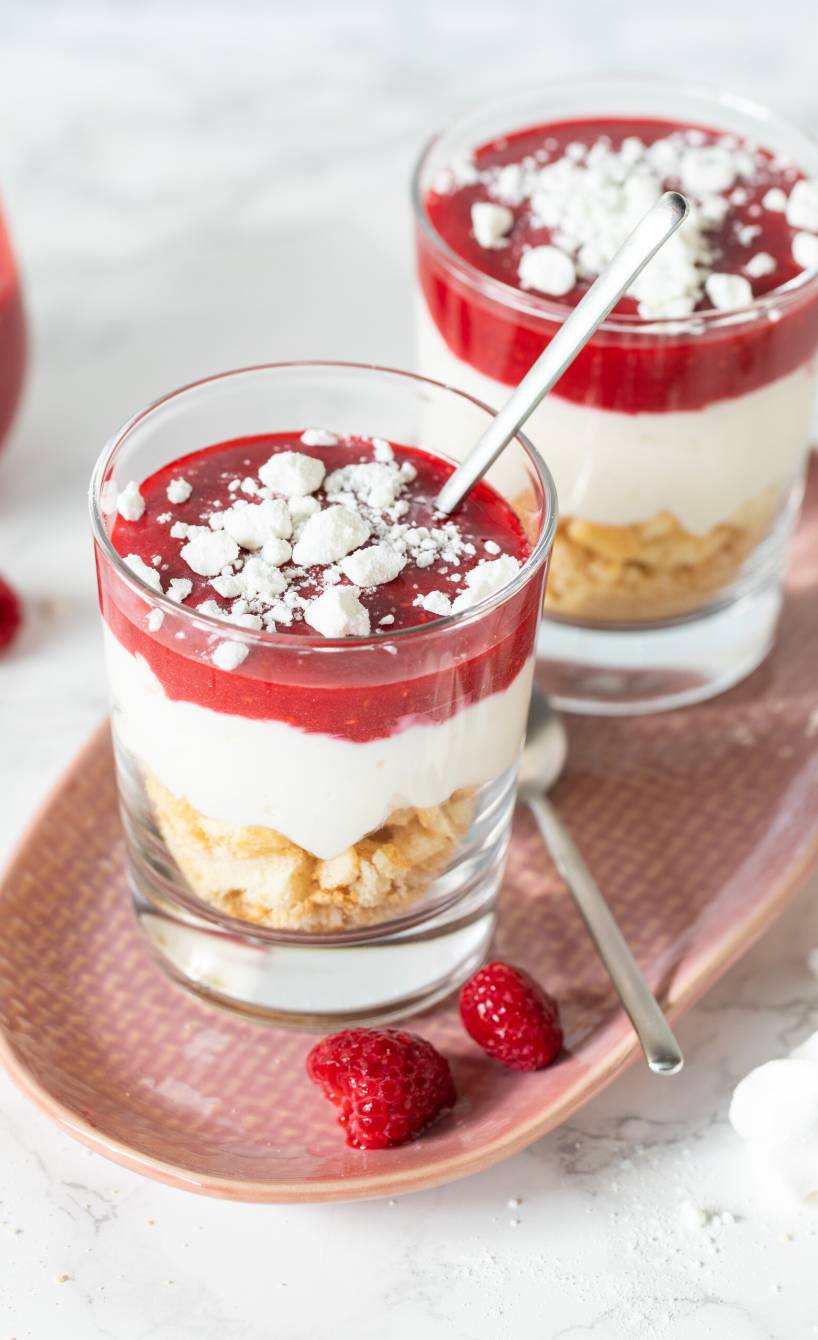 Schnelle Himbeerwolke