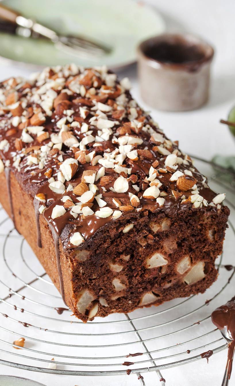 Schokoladen-Birnenkuchen