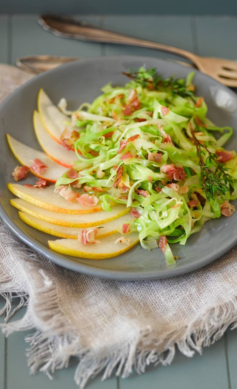 Spitzkohl-Birnen-Gemüse