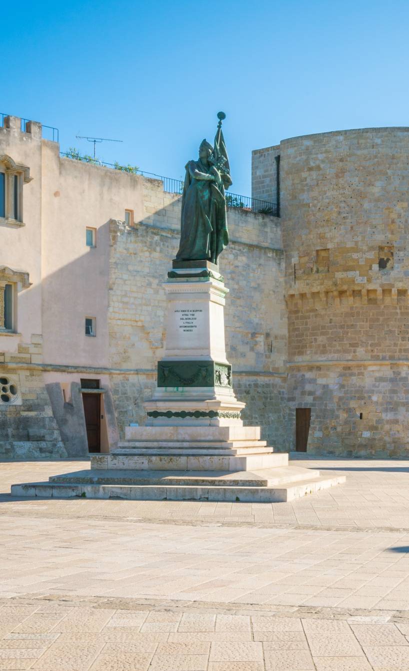 Blick in die Altstadt von Otranto