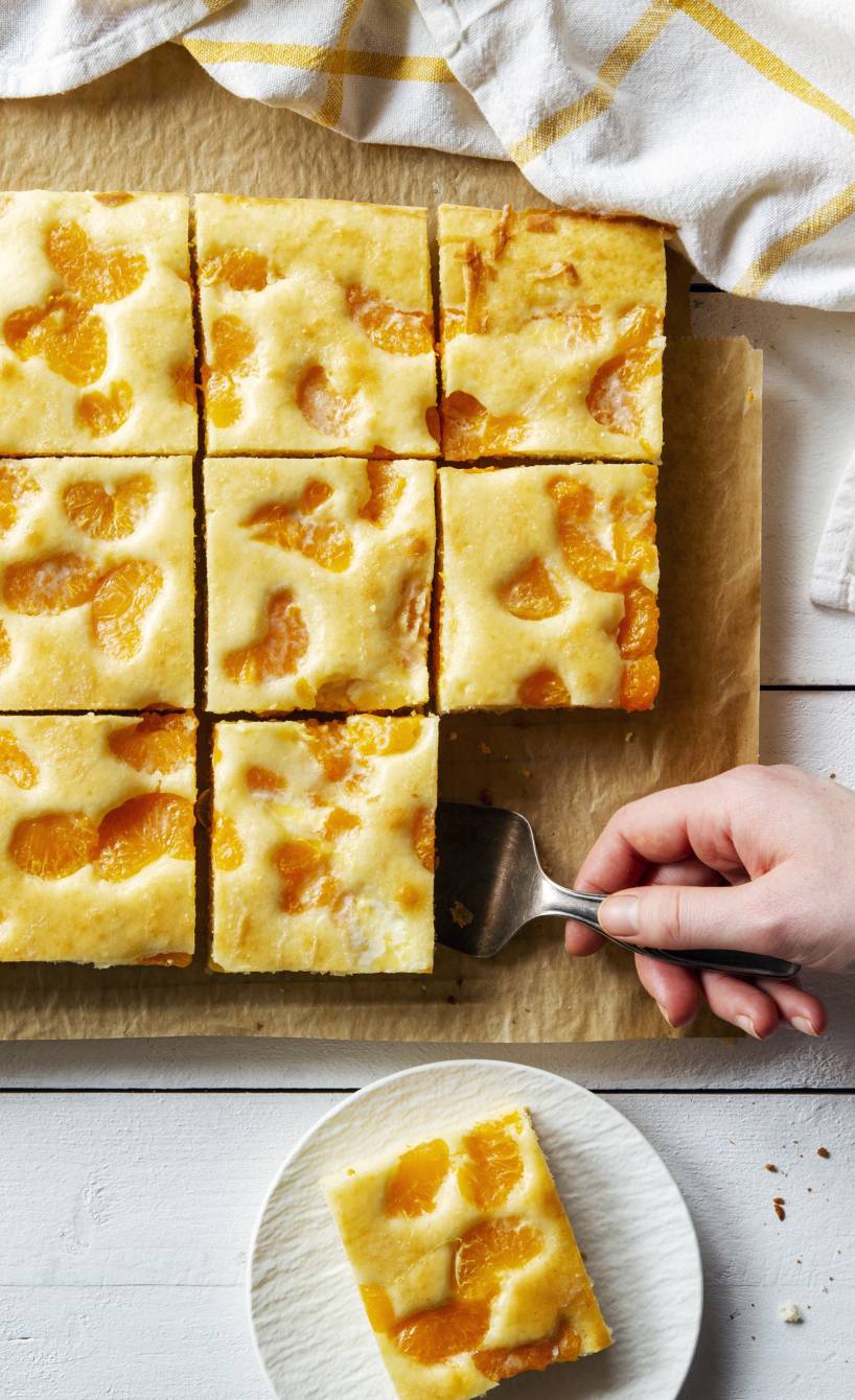 Buttermilchkuchen mit Mandarinen