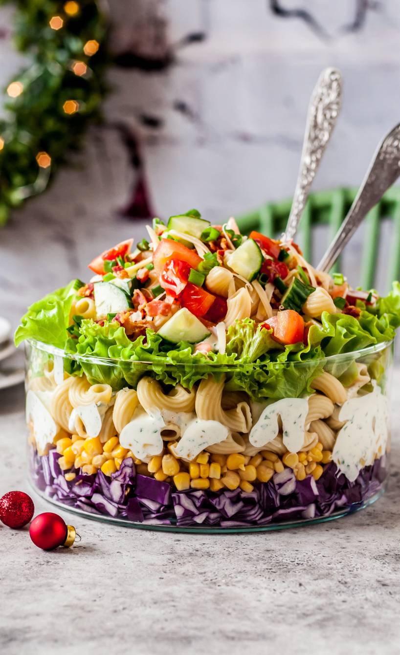 Italienischer Weihnachtsschichtsalat – Rezept | SoIsstItalien