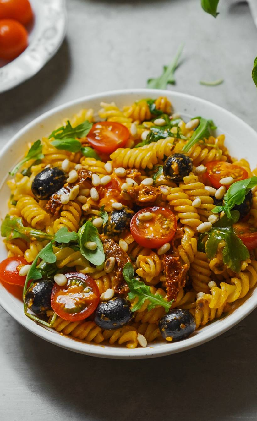 Italienischer Nudelsalat mit Pesto | SoIsstItalien Italienischer Nudelsalat mit Pesto | SoIsstItalien