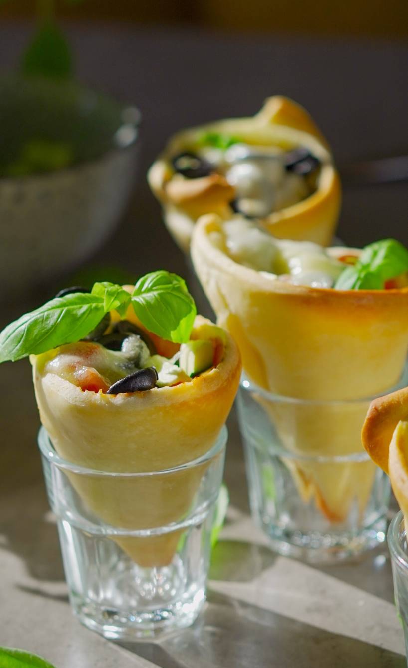 Schnelle Pizza Cones: Geniales Fingerfood für deine Party