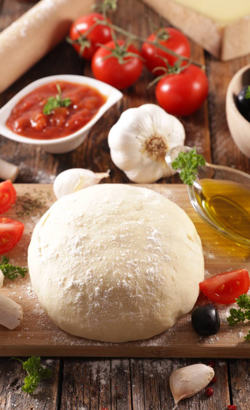 Der beste original italienische Pizzateig einfach über Nacht gemacht