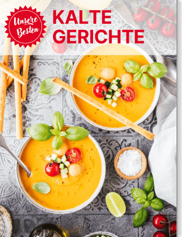 Covergrafik der Rezeptsammlung mit kalten Gerichten ohne Kochen