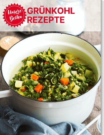 Covergrafik der Rezeptsammlung mit Grünkohl-Rezepten