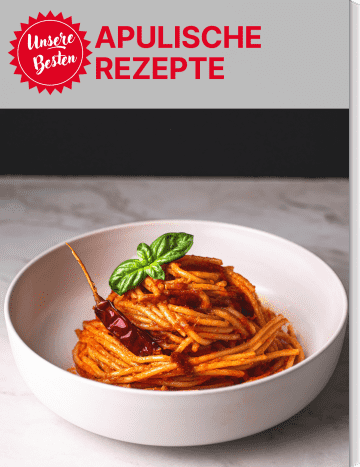 Covergrafik des Rezeptbuches mit apulischer Küche