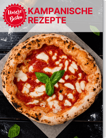 Covergrafik des Rezeptbuches mit kampanischen Rezepten