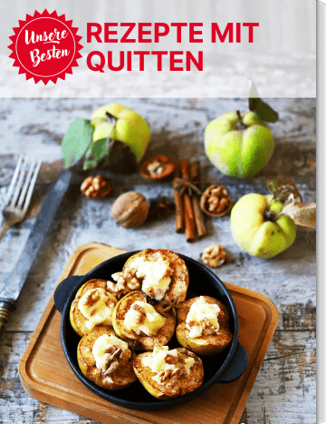 Covergrafik der Rezeptsammlung für Quitten